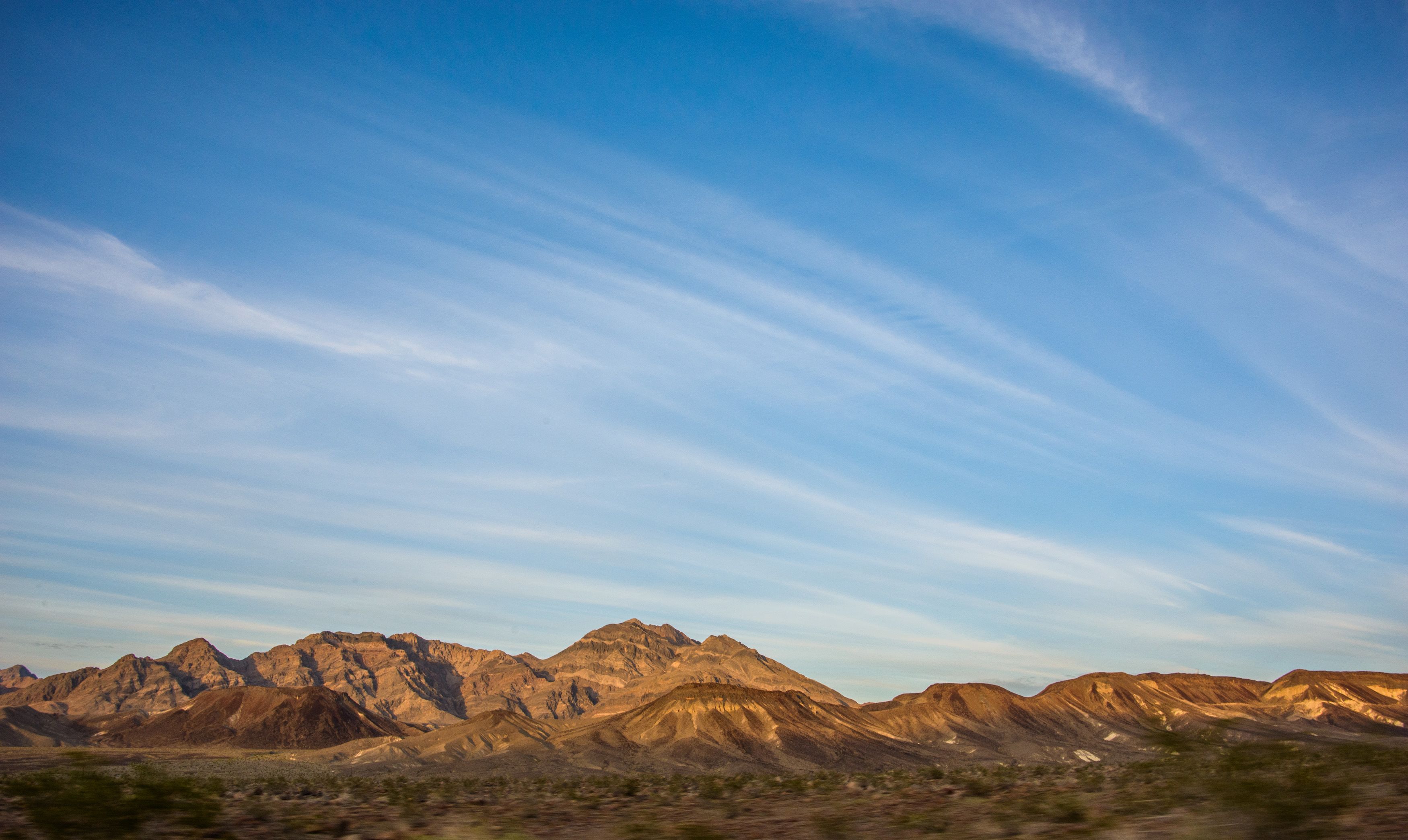 Death Valley and the open sky