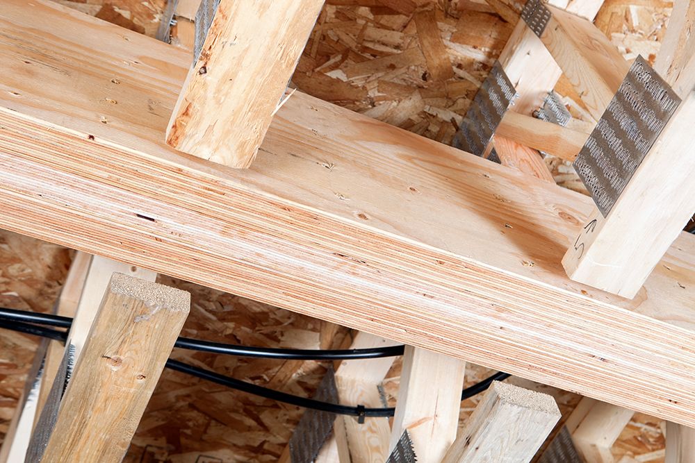 Laminated wood framing