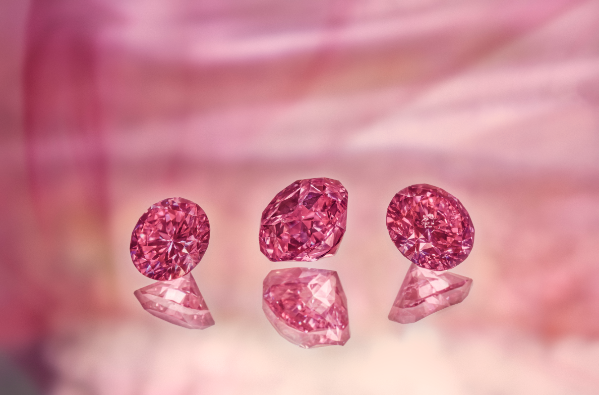 Rare pink gems online