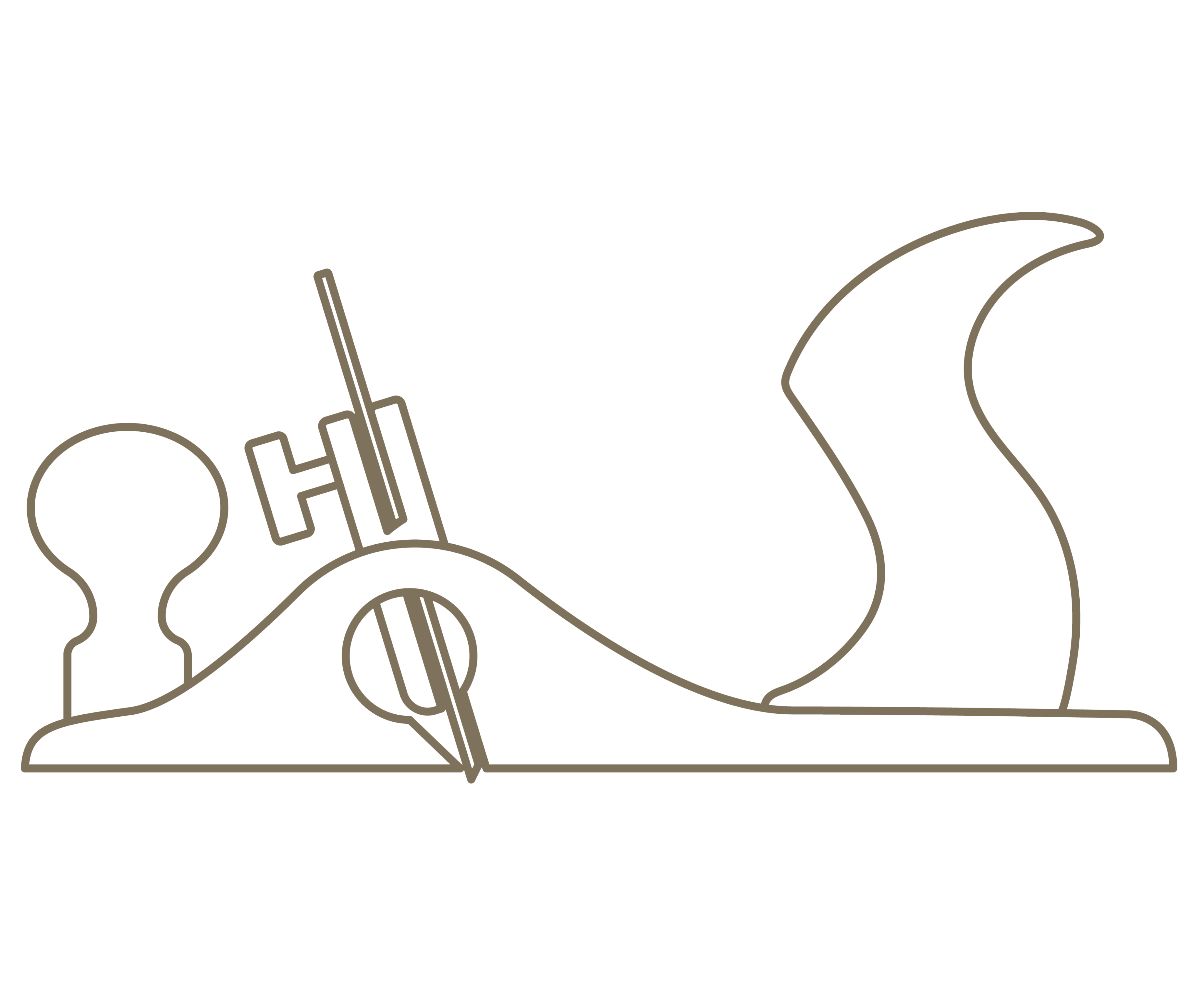 Outline of a jack plane